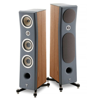 Focal Kanta N°2 walnut mat grey mat kolumna podłogowa