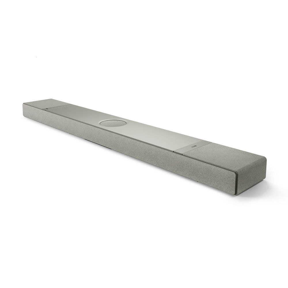 KEF XIO soundbar 5.1.2 silver grey soundbar