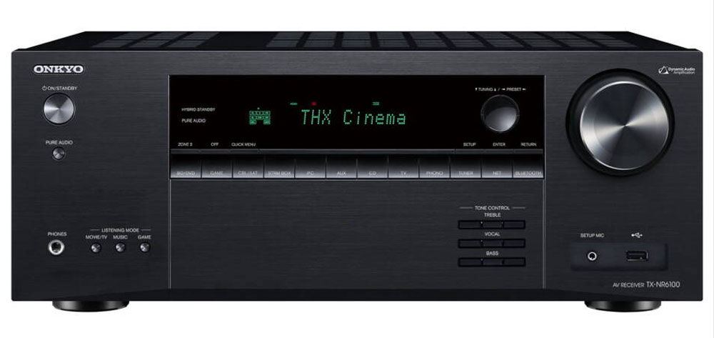 Onkyo TX-NR6100 czarny amplituner kina