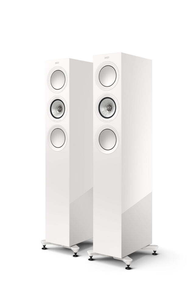 KEF R5 Meta white gloss kolumna podłogowa EX DEMO