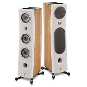 Focal Kanta N°2 front ivory mat / obudowa orzech lakier połysk