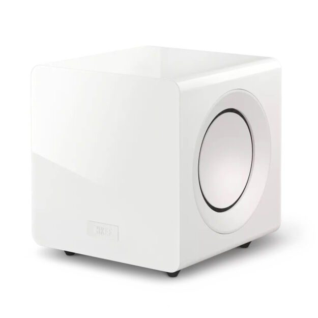 KEF KC92 white gloss subwoofer