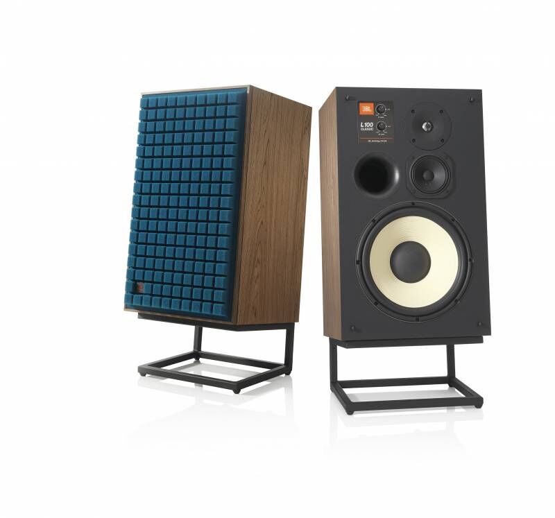 JBL L100 MK2 Classic kolumna podstawkowa z niebieską maskownicą