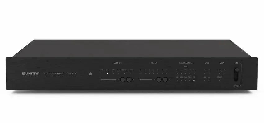 UNITRA DSH-805 DAC czarny przetwornik cyfrowo-analogowy