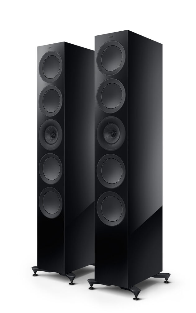 KEF R11 Meta black gloss kolumna podłogowa