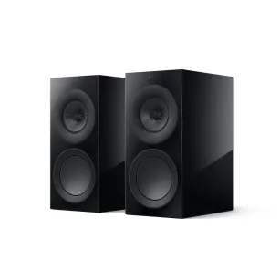 KEF R3 Meta black gloss podstawkowa kolumna