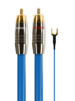 Melodika SBPH10 Sky Blue kabel phono 1 m - 2