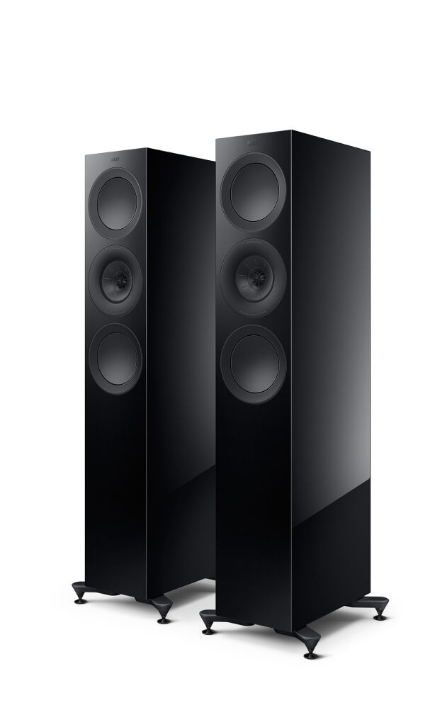 KEF R7 Meta black gloss kolumna podłogowa