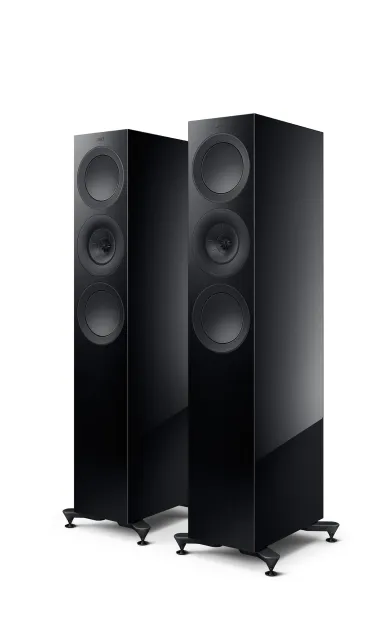KEF R7 Meta black gloss kolumna głośnikowa