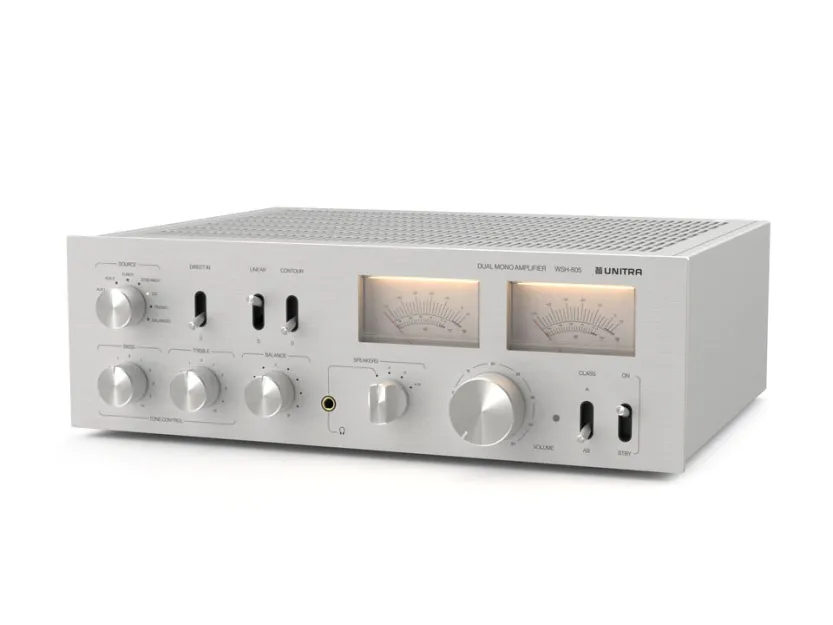UNITRA WSH-805 srebrny wzmacniacz