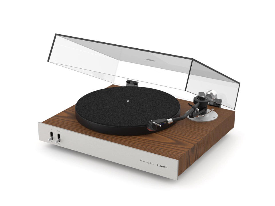 UNITRA GSH-630 Fryderyk srebrny/orzech amerykański gramofon