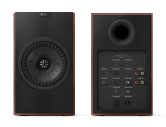 KEF Coda W Vintage Burgundy aktywne kolumny - 3