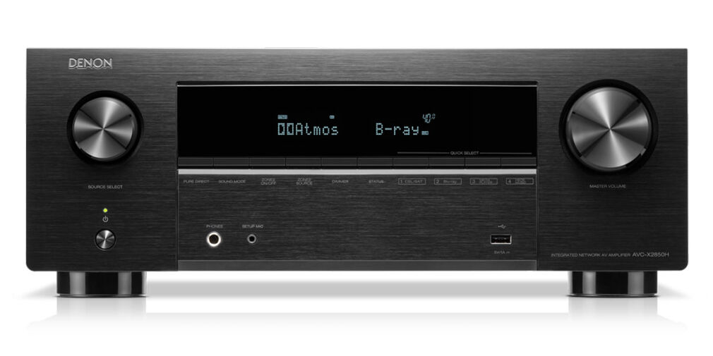 Denon AVC-X2850H czarny amplituner kina