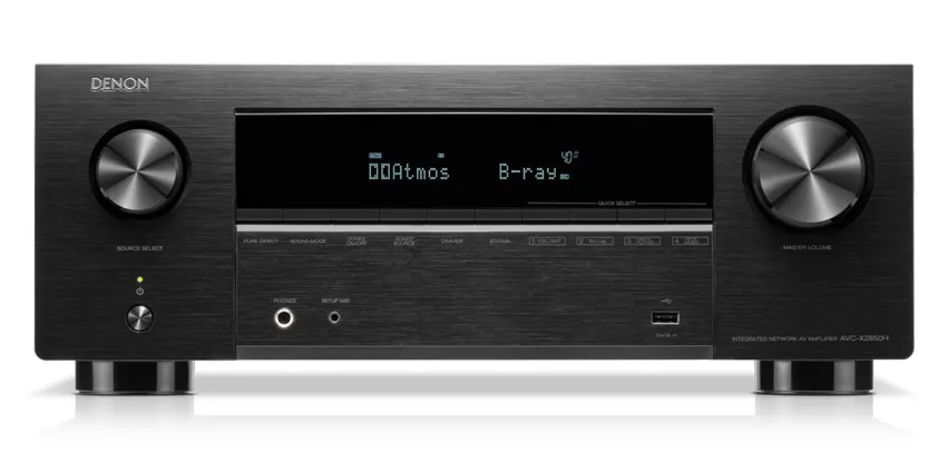 Denon AVC-X2850H czarny amplituner kina