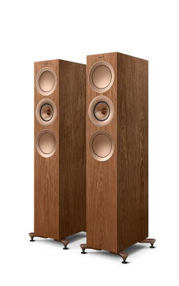 KEF R7 Meta walnut kolumna podłogowa