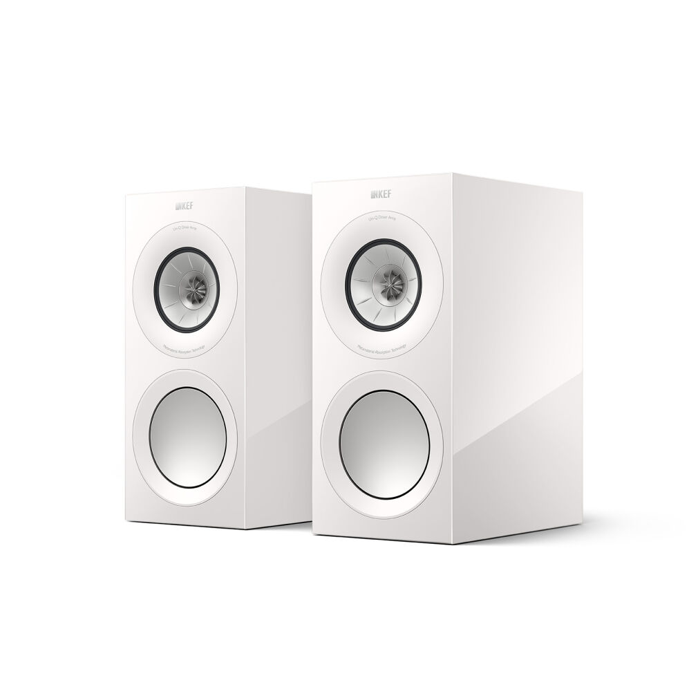 KEF R3 Meta white gloss kolumna podstawkowa