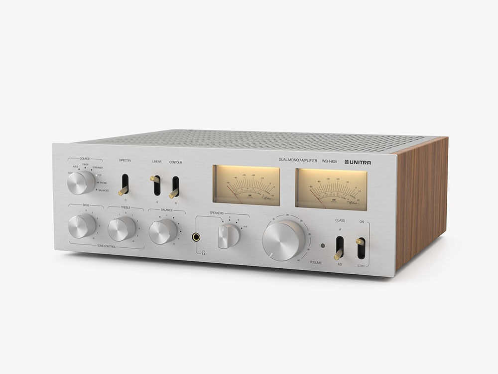 UNITRA WSH-805 Classic Edition srebrny wzmacniacz