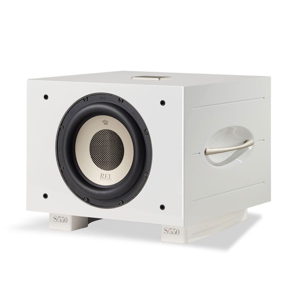 REL S550 biały HGL-subwoofer