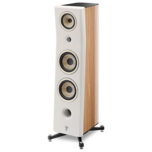 Focal Kanta N°3 front ivory mat / obudowa orzech lakier połysk