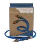 Melodika SB2R10 Sky Blue interkonekt RCA 1 m - 2