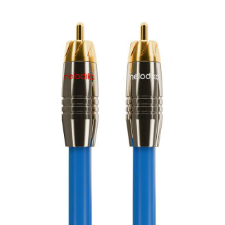 Melodika SB2R10 Sky Blue interkonekt RCA 1 m - 3