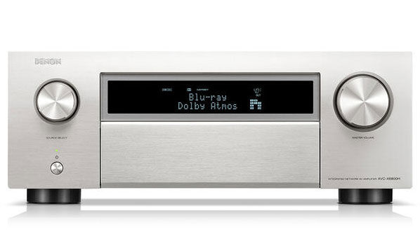 Denon AVC-X6800H srebrny amplituner kina