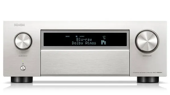 Denon AVC-X6800H srebrny amplituner kina