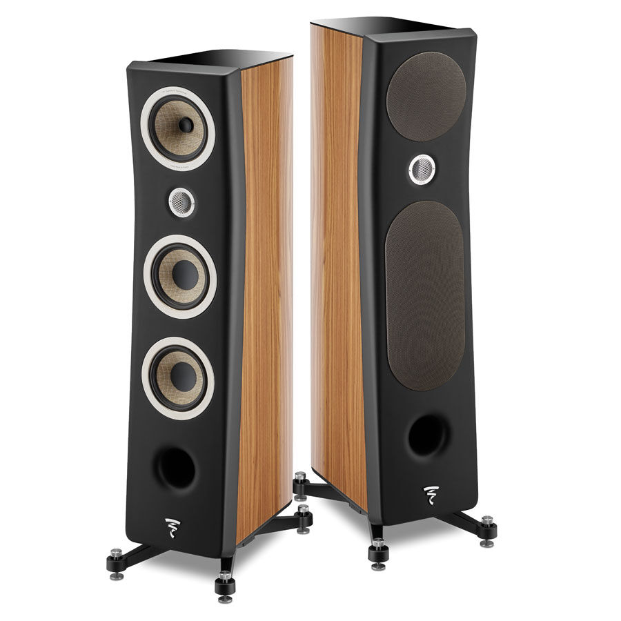 Focal Kanta N°2 walnut HG black mat kolumna podłogowa
