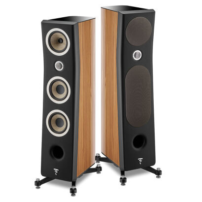 Focal Kanta N°2 walnut HG black mat kolumna podłogowa