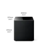 KEF Kube 10 MIE black subwoofer - 2