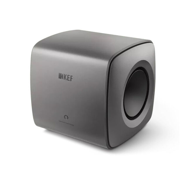 KEF KC62 titanium gray subwoofer