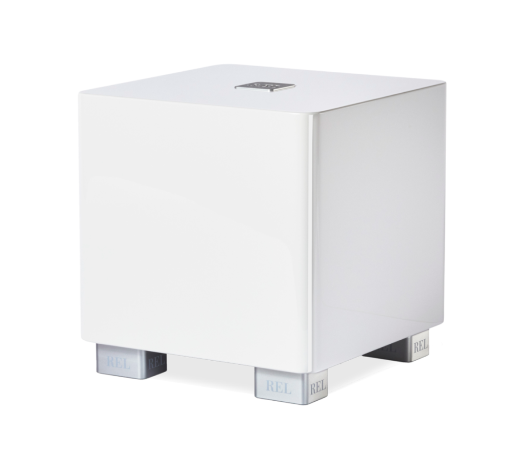 REL T5x biały subwoofer
