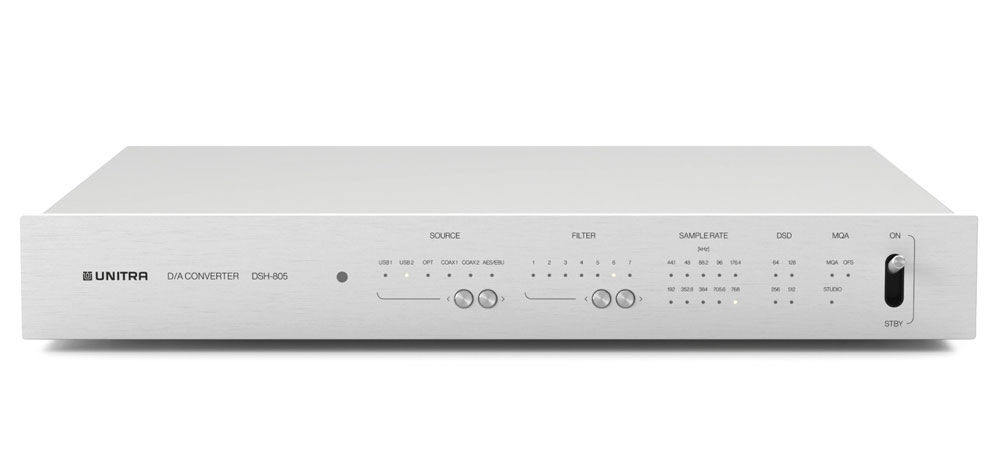 UNITRA DSH-805 DAC srebrny przetwornik cyfrowo-analogowy