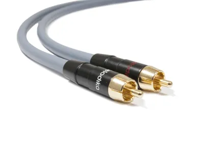 Melodika MD2R10G Gunmetal interkonekt RCA 1 m